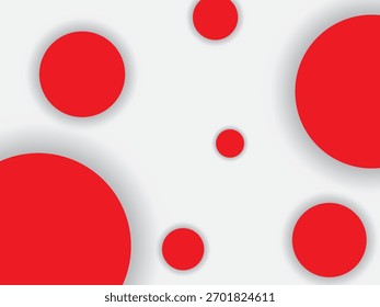Fundo de ponto de polca abstrato vermelho