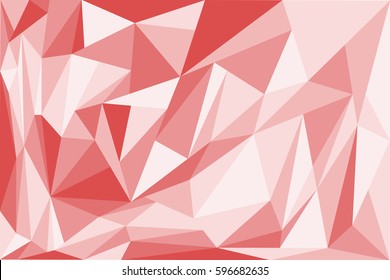 red abstract polygon art wallpaper background.vector and illustration