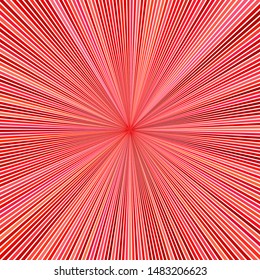 Red abstract psychedelic striped sun burst background design - vector explosion graphic