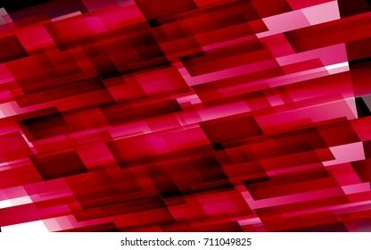 Red Abstract rectangles motion technology digital hi tech background