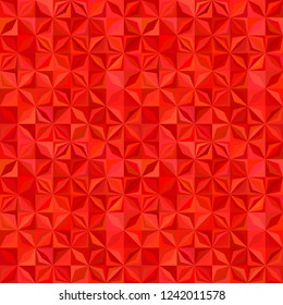 Red abstract repeating striped tile mosaic pattern background - vector floor illustration