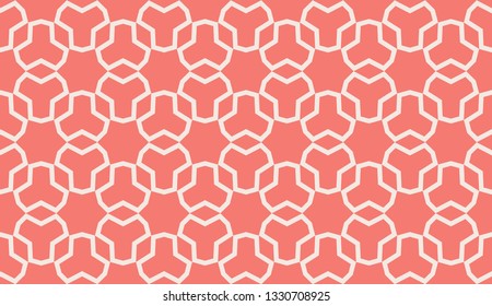 Red . abstract seamless geometries pattern. for wallpaper. design page fill. Vector illustration.