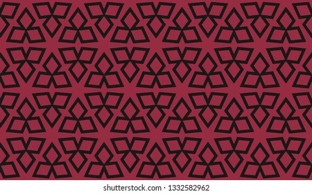 Red . abstract seamless geometries pattern. for wallpaper. design page fill. Vector illustration.