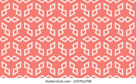 Red . abstract seamless geometries pattern. for wallpaper. design page fill. Vector illustration.