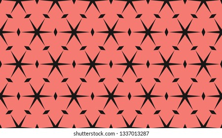 Red . abstract seamless geometries pattern. for wallpaper. design page fill. Vector illustration.