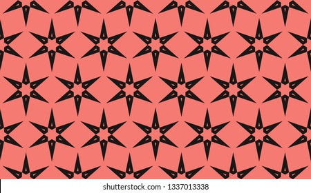 Red . abstract seamless geometries pattern. for wallpaper. design page fill. Vector illustration.
