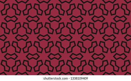 Red . abstract seamless geometries pattern. for wallpaper. design page fill. Vector illustration.