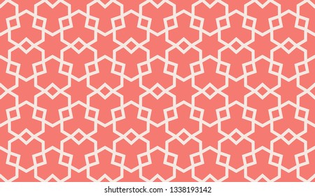 Red . abstract seamless geometries pattern. for wallpaper. design page fill. Vector illustration.