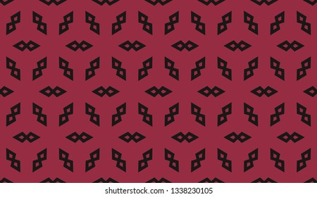 Red . abstract seamless geometries pattern. for wallpaper. design page fill. Vector illustration.