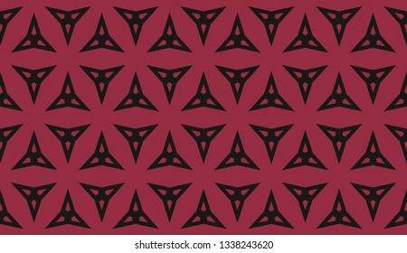 Red . abstract seamless geometries pattern. for wallpaper. design page fill. Vector illustration.