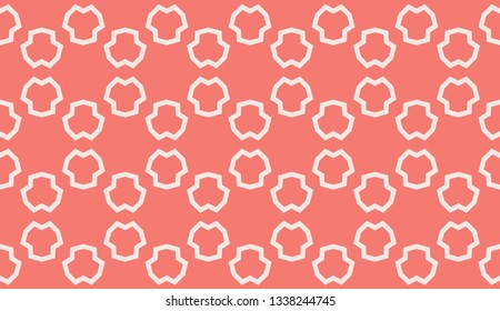 Red . abstract seamless geometries pattern. for wallpaper. design page fill. Vector illustration.