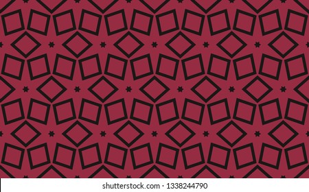 Red . abstract seamless geometries pattern. for wallpaper. design page fill. Vector illustration.