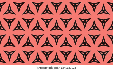 Red . abstract seamless geometries pattern. for wallpaper. design page fill. Vector illustration.