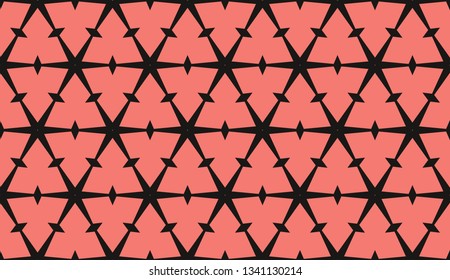 Red . abstract seamless geometries pattern. for wallpaper. design page fill. Vector illustration.
