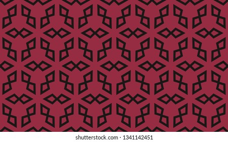 Red . abstract seamless geometries pattern. for wallpaper. design page fill. Vector illustration.