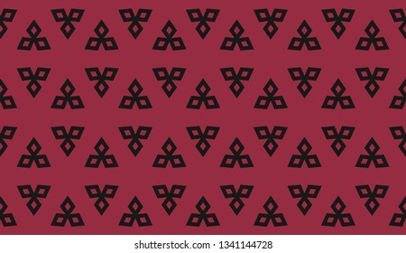 Red . abstract seamless geometries pattern. for wallpaper. design page fill. Vector illustration.
