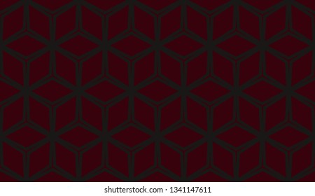 Red . abstract seamless geometries pattern. for wallpaper. design page fill. Vector illustration.