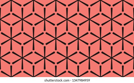 Red . abstract seamless geometries pattern. for wallpaper. design page fill. Vector illustration.