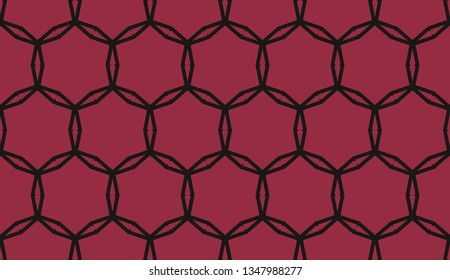 Red . abstract seamless geometries pattern. for wallpaper. design page fill. Vector illustration.
