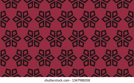 Red . abstract seamless geometries pattern. for wallpaper. design page fill. Vector illustration.