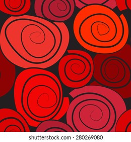 Red abstract seamless pattern