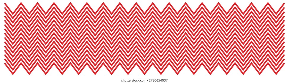 Patrones de línea ondulada sin costuras abstractas rojas. patrones de línea ondulada rojas perfectos para fondos abstractos. Vector en zigzag y subrayados Horizontales ondulados . Ilustración de fondo blanco.