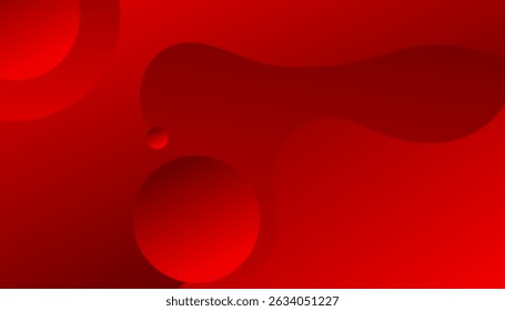 Red abstract shape background.  It is suitable for posters, flyers, websites, covers, banners, advertising