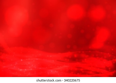Red abstract smooth blur background with blurry lights.
