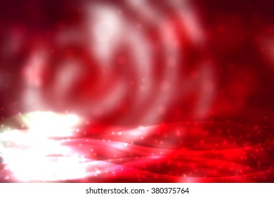 Red abstract smooth blur background with blurry lights.