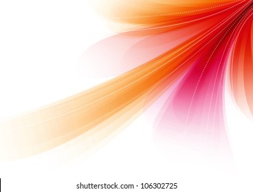 Red abstract soft vector background