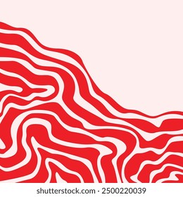 red abstract stripes background art