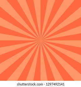 Red abstract sunburst or sunbeams empty background. Blank retro vintage backdrop designed in square size. The design graphic element is saved as a vector illustration in the EPS file format.