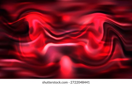 Redemoinhos abstratos vermelhos e luz fluente criam textura moderna dinâmica de fundo