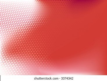 red  abstract techno background   ;                composition of dots and curved lines--great for backgrounds, or layering over other images