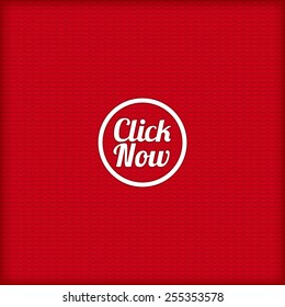 Red abstract technology background with seamless rectangle. Swatch included.
