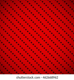 Red abstract technology background with seamless square perforated speaker grill texture for design concepts, wallpapers, business presentations, web and prints. Vector illustration.