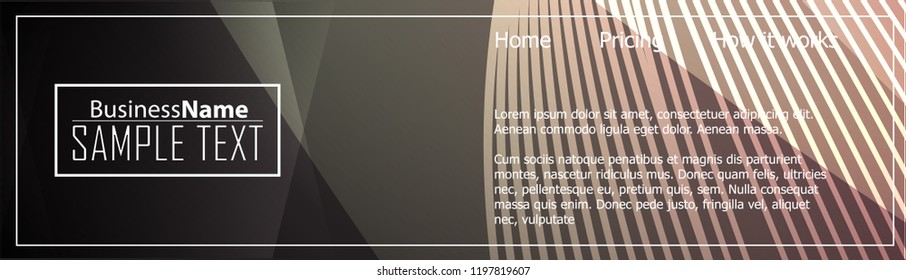 Red abstract template for card or banner. Metal Background with waves and reflections. Business background, silver, illustration. Illustration of abstract background with a metallic element