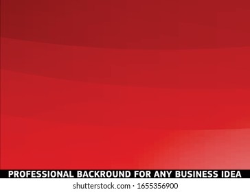 Red abstract template for card or banner. Metal Background with waves and reflections. Business background, silver, illustration. Illustration of abstract background with a metallic element