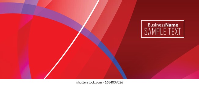 Plantilla abstracta roja para tarjeta o pancarta. Fondo metálico con ondas y reflejos. Antecedentes empresariales, plata, ilustración. Ilustración de fondo abstracto con un elemento metálico