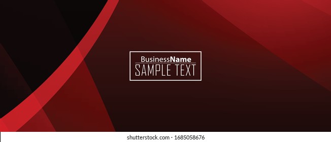 Red abstract template for card or banner. Metal Background with waves and reflections. Business background, silver, illustration. Illustration of abstract background with a metallic element
