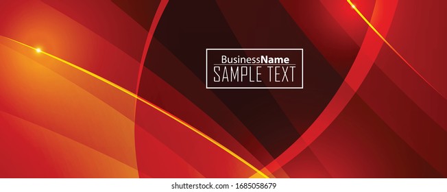 Red abstract template for card or banner. Metal Background with waves and reflections. Business background, silver, illustration. Illustration of abstract background with a metallic element
