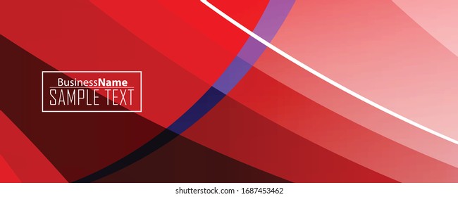 Red abstract template for card or banner. Metal Background with waves and reflections. Business background, silver, illustration. Illustration of abstract background with a metallic element
