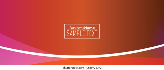 Red abstract template for card or banner. Metal Background with waves and reflections. Business background, silver, illustration. Illustration of abstract background with a metallic element