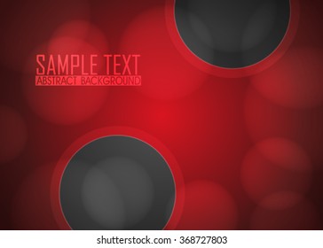 Red abstract template for card or banner. Metal Background with waves and reflections. Business background, silver, illustration. Illustration of abstract background with a metallic element