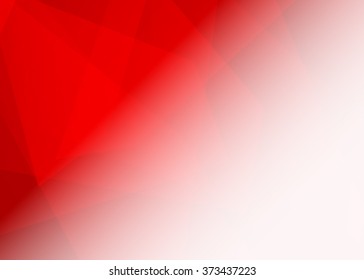 Red abstract template for card or banner. Metal Background with waves and reflections. Business background, silver, illustration. Illustration of abstract background with a metallic element