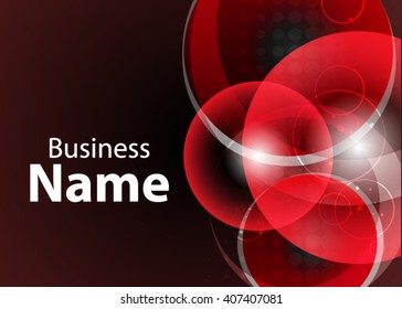 Red abstract template for card or banner. Metal Background with waves and reflections. Business background, silver, illustration. Illustration of abstract background with a metallic element