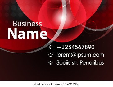 Red abstract template for card or banner. Metal Background with waves and reflections. Business background, silver, illustration. Illustration of abstract background with a metallic element