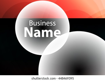 Red abstract template for card or banner. Metal Background with waves and reflections. Business background, silver, illustration. Illustration of abstract background with a metallic element