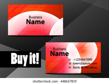 Red abstract template for card or banner. Metal Background with waves and reflections. Business background, silver, illustration. Illustration of abstract background with a metallic element