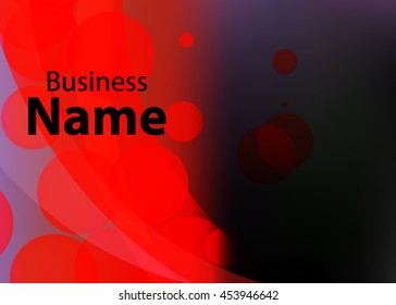 Red abstract template for card or banner. Metal Background with waves and reflections. Business background, silver, illustration. Illustration of abstract background with a metallic element